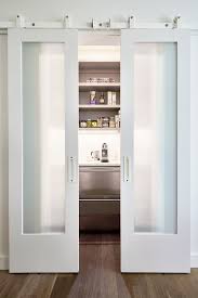 There are many new advance technology equipments. Pleasing Sliding Door Pantry Kitchen Modern With Glass Doors Kitchen Bar Double Metal Cabinets Barn