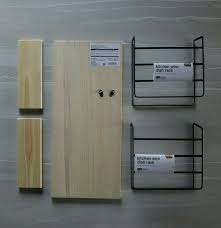 100均のキッチンアイテムでアイアン風レターラック レターラック 手紙 収納 キッチン収納 おしゃれ