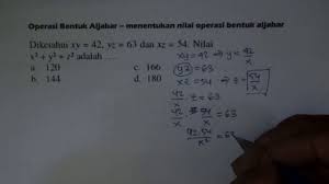 Beberapa contoh soal cerita aljabar dan penyelesaiannya. Tutorial Soal Hots Menentukan Hasil Operasi Bentuk Aljabar Matematika Smp Youtube