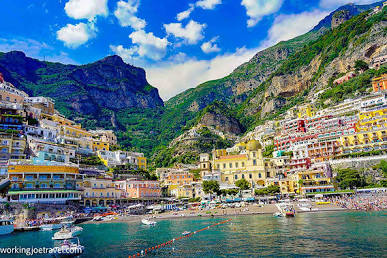 Positano, Amalfi Coast, AI generated