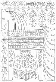 Scandinavian Coloring Book Pg 49 Pattern Coloring Pages Cute Coloring Pages Coloring Pages