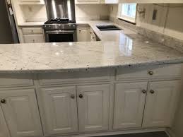 White and gray granite kitchen countertops offer a heavenly look that will set your kitchen apart. Project Profile Extreme White Granite Kitchen Countertops In Marietta Ga