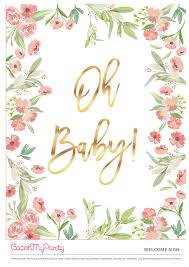 Baby shower fall baby shower parties baby shower themes baby boy shower baby shower decorations shower ideas kelsey rose babyshower chelsea baby. Free Floral Baby Shower Printables To Download Now Catch My Party
