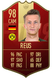 86 reus cam 82 pac. Marco Reus Fifa 19 Rating Card Price