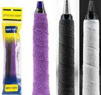 Badminton Racket Grip Tape, (2 Pack) Cotton Towel Grip Badminton Grips,  Super Absorbent and Enhanced Shuttlecock Racquet Overgrip, Anti-Skid  Sweatband ...