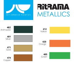 Ritrama O400 Series 5 7yr Colour And Metallic Sign Vinyl