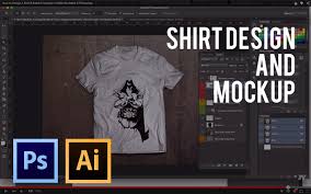 How To Design A Shirt Make A Mockup Adobe Illustrator Photoshop Photoshop Illustration Tutorial Learning Graphic Design Photoshop Design