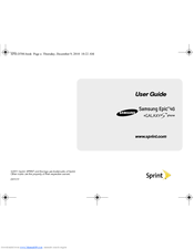 Put your device into download mode. Samsung Galaxy S Epic Sph D700 Manuals Manualslib