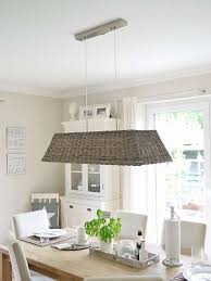 Grosse Hangelampe Deckenleuchte Riviera Rattan Graubraun Eckig Large Lampen Rattan Lampe Hamptons Wohnstil