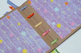Diy Book Binding With Ribbon Diy Book Handmade Books Bookbinding