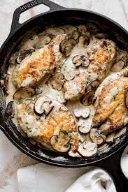Cream of mushroom chicken is a delicious and tasty baked chicken recipe with sauteed mushrooms in a delicious cream sauce. Creamy Mushroom Chicken Salt Lavender