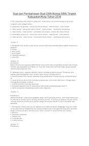 Kegiatan osn dilakukan untuk memfasilitasi dan memotivasi siswa yang mempunyai bakat dibidang sains, sehingga para siswa dapat meningkatkan kemampuan mereka sesuai dengan bidang ilmu yang diminatinya dan menjaring siswa calon peserta olimpiade sains tingkat internasional. Soal Dan Pembahasan Soal Osn Biologi Sma