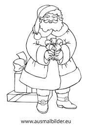 Ausmalbild Weihnachtsmann Mit Geschenk Ausmalbilder Weihnachtsmann Ausmalbilder Ausmalbilder Weihnachten