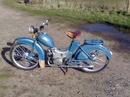 Image result for Blue 1957 Motorcycle