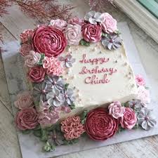 Flower Buttercream Cake Buttercream Cake Designs Wedding Sheet Cakes Flower Cake Design