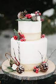 Christmas Wedding Cakes Google Search Christmas Wedding Cakes Winter Wedding Cake Christmas Wedding Themes