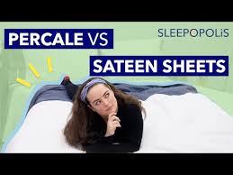 From french, of unknown origin. Sateen Vs Percale Sheets Complete Guide Sleepopolis