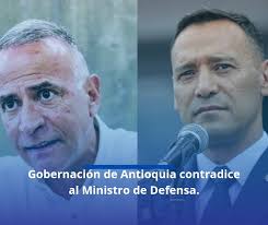 🔴 Secretario de Seguridad de Antioquia contradice a Mindefensa: “Aquí no  hay percepción, hay hechos concretos”. El secretario de Seguridad de  Antioquia, Luis Eduardo Martínez, expresó su desacuerdo con las recientes  declaraciones