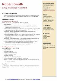 Don't include these things in your cover letter. Radiology Assistant Resume Samples Qwikresume