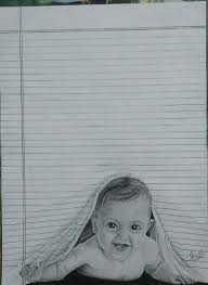 Popular drawing tutorials this week. Amazon Com Pencil Sketch Drawing Freedom And Innocence Graphite Drawing On A3 Drawing Paper Framed Handmade