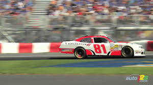 A nascar car's 'top speed' would be limited by the gearing for a particular track. Nascar Montreal Video Of Maryeve Dufault S First Nationwide Race Youtube