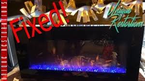 10 best dimplex electric fireplaces of july 2021. Dimplex Nicole Electric Fire Place Fix Flame Element Repair Goodwill Find Youtube