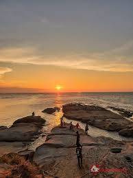 Take a quiet walk along the beach, and leave your footprints on the fine white sand. Sunrise And Sunset In One Place Tip Of Borneo Kudat Sabaheats