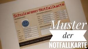 Ihre vorteile durch die wpk notfallkarte kostenlose hilfe bei der auswahl der renommiertesten ärzte wiens bzw. Gebastelt Die Schulranzen Notfallkarte Zum Download Der Couchpirat