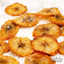 Maybe you would like to learn more about one of these? Easy Whole30 Baked Plantain Chips Recipe Wicked Spatula