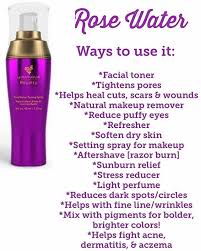 Why Rose Water Is Good For Your Skin Use It As A Toner In The Morning And Night Darkspots Tone Younique Skin Care Younique Rose Water Uses Rose Water Toner