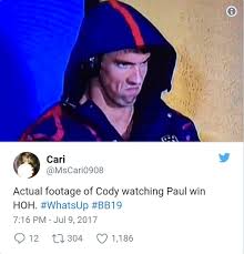 Cbs Big Brother 19 Another Hilarious Cody Meme Big Brother Tv Big Brother Tv Show Cbs Big Brother