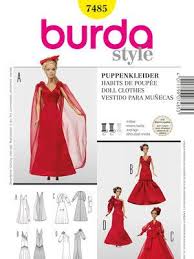 Das schnittmuster 8576 von burda style präsentiert trägerkleid, tops, röcke, shirts, jacken und hosen. Burda Style Umschlag Cover Fertigschnitte Puppenkleidung Barbie Kleider Barbie Muster