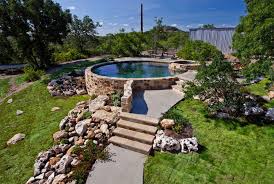 The possibilities are endless as there are a variety of ways to integrate your pool into your backyard. Above Ground Pool Landscaping Ideas Deshouse
