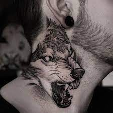 101 Best Wolf Tattoos For Men Cool Designs Ideas 2021 Guide Neck Tattoo Men Wolf Tattoos Men Neck Tattoo For Guys