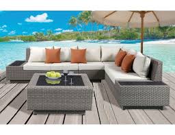 Carrasco Outdoor Sectional With Coffee Table Discount Outdoor Furniture Patio Sectional Modern Vintage Furniture