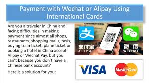Up until this point, it's only been possible to connect a chinese bank card (usually unionpay) to your wechat pay or alipay account. How To Use Wechat Pay And Alipay With International Debit Or Credit Cards Youtube