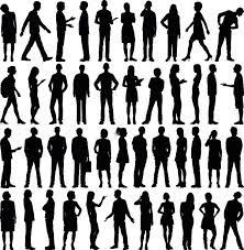 Highly Detailed People Silhouettes Silhouette People Silhouette Architecture Shadow People