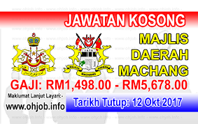 Check spelling or type a new query. Jawatan Kosong Majlis Daerah Machang 12 Oktober 2017 Jawatan Kosong Kerajaan Swasta Terkini Malaysia 2021 2022