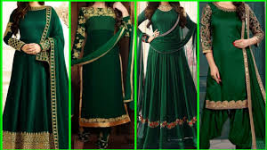 Latest Green Colour Kurti Designs 2020 Green Dresses And Colour Combination Youtube