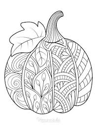 Hard coloring pages are a fun way for kids of all ages, adults to develop creativity, concentration, fine motor skills, and color recognition. 81 Best Autumn Fall Coloring Pages Free Pdf Printables For Kids In 2020 Fall Coloring Pages Thanksgiving Coloring Pages Pumpkin Coloring Pages