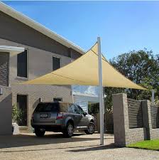 Home Car Parking Shade Sail Shengzhou Sanjian Netting Co Ltd Shade Sail Carport Shade Beach Bungalow Exterior