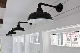 Get deals with coupon and discount code! Gooseneck Lights Complement Farmhouse Vibe Of New Sun Room Inspiration Barn Light Electric
