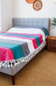Not sure what you mean by a traditional mexican bedspread but for bedspreads made of handwoven fabrics the best place to look is in tlaquepaque. Buy Oaxacan Bedspreads Linens