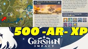 Genshin Puzzle Domain Of The Wayward Path Tarry Among The Peach Blossoms Genshin Impact Puzzle 500xp Youtube
