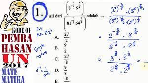 We did not find results for: Un Sma 2017 Matematika Ipa Pembahasan No 01 Eksponensial Youtube