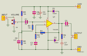 Single Power Supply Based Tda2030 14watt Amplifier With Pcb Amplifier Circuit Diagram Circuit