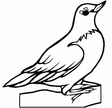 Turkey enjoy this coloring sheet featuring a cute sparrow. State Bird Coloring Pages Coloring Home