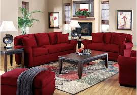 Pin En Red Living Room