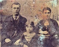 Jesse James His Wife Zerelda Mimms And His Daughter Jesse James Famous Outlaws Old West Outlaws