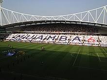 The entire stadium rose as one and spent a long time simply chanting his name. Fabrice Muamba Wikipedia